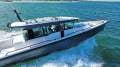 Axopar 37 XC Cross Cabin - Striking looking with metallic grey hull