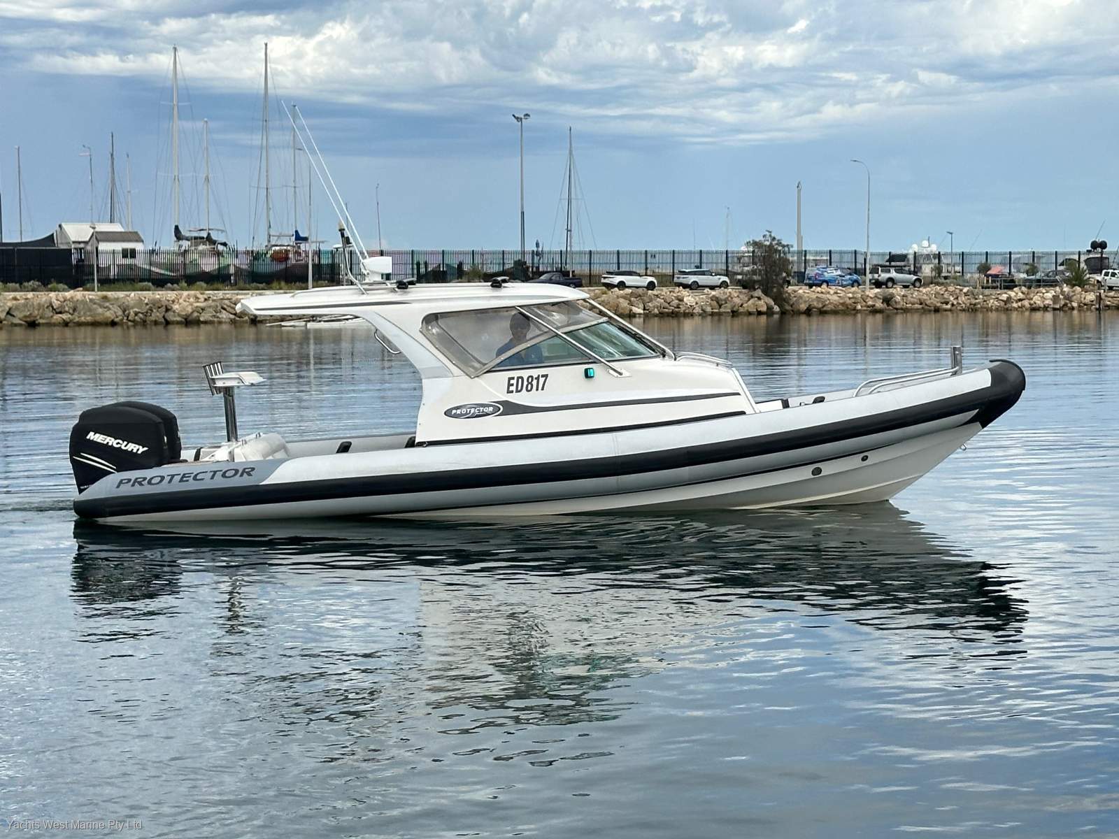 Protector 8.50 Cabin "BOATHOUSE STORAGE ":PROTECTOR 8.5 CABIN by YACHTS WEST ph 9335 7788