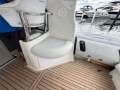 Protector 8.50 Cabin "BOATHOUSE STORAGE ":Stb side aft facing seat