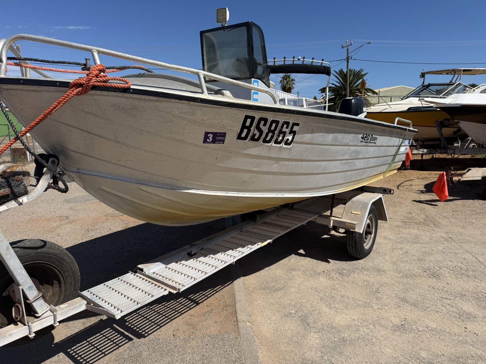 Quintrex 420 Dory Wide Body Great little boat
