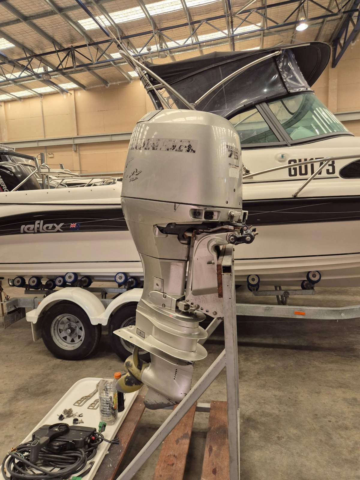 Honda 2000 75hp XL shaft 4 stroke outboard