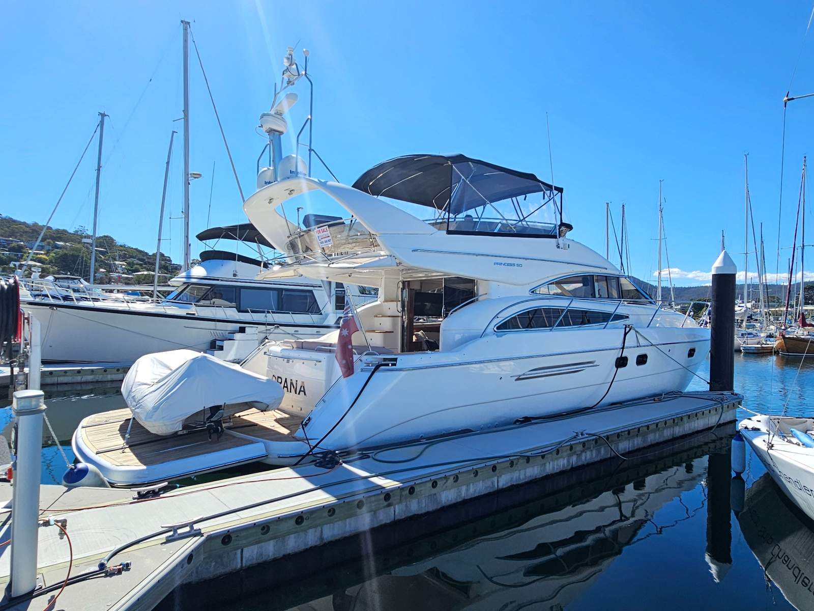 Princess 50 Flybridge Cruiser Kia Orana