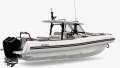 Zodiac X10CC fibreglass centre console RIB with hypalon tubes