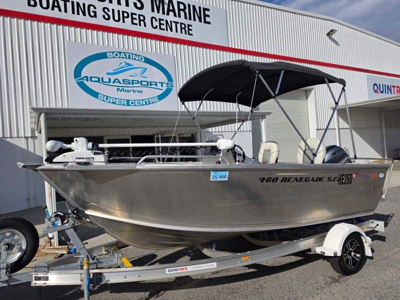 Quintrex 460 Renegade Side Console With The LOT!