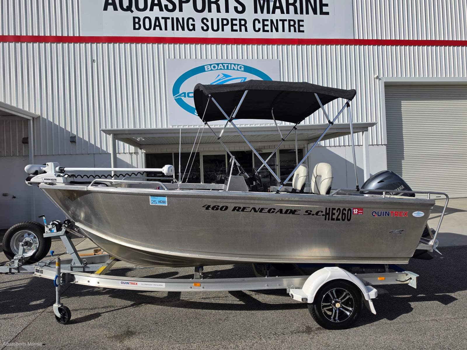 Quintrex 460 Renegade Side Console With The LOT!