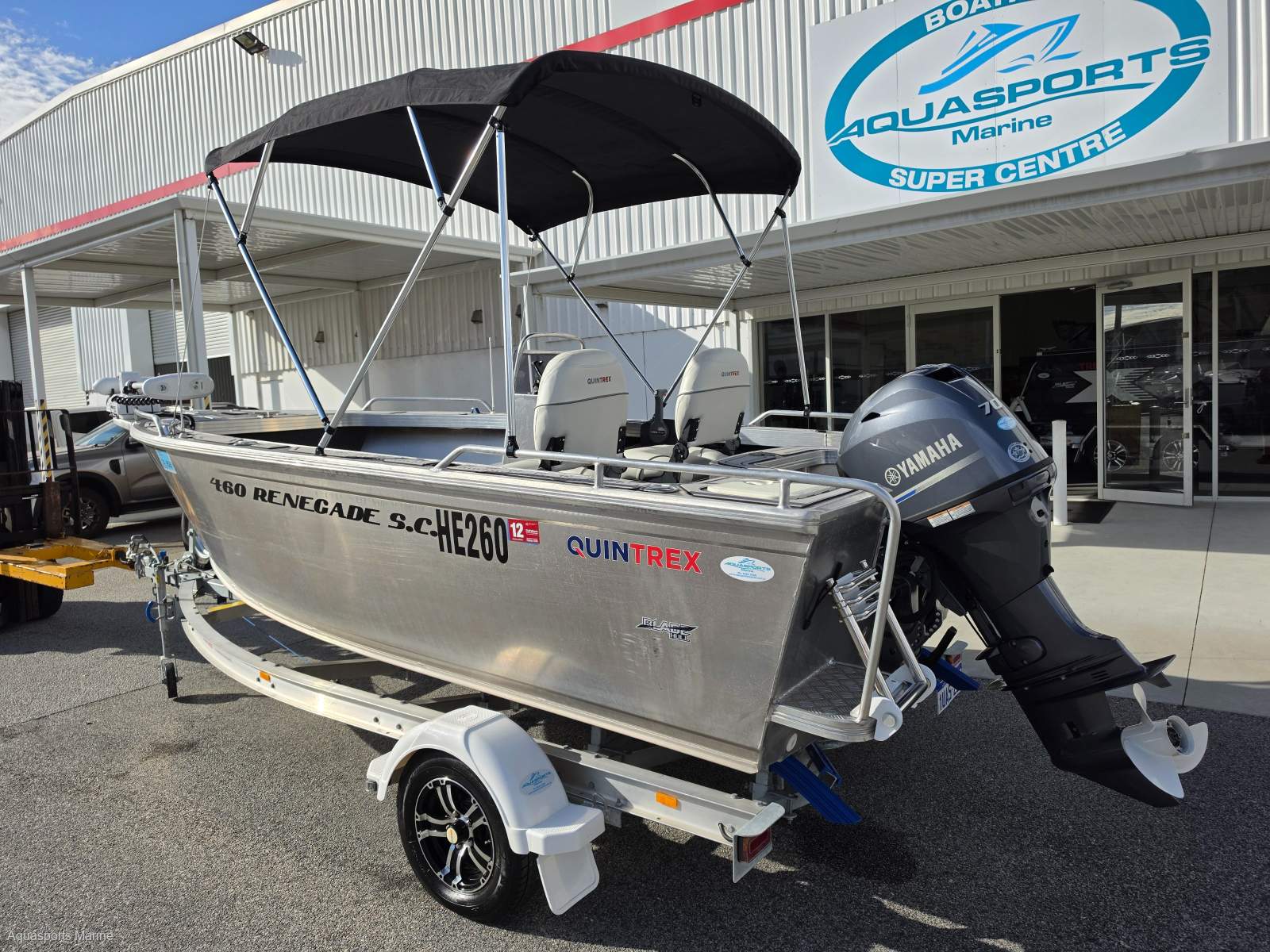 Quintrex 460 Renegade Side Console With The LOT!