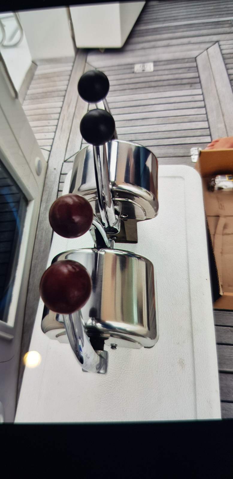 Throttle and gear controls