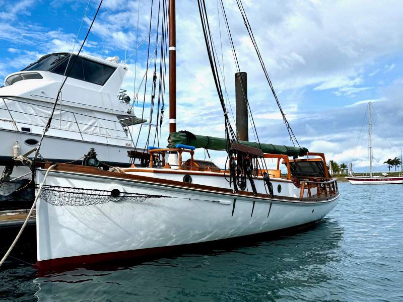 Bob Sawner 32ft Gaff Rigged Sailing Yacht