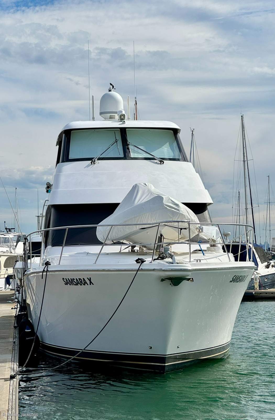 Samsara X Riviera 50 Enclosed Flybridge Boat Brokers of Tasmania