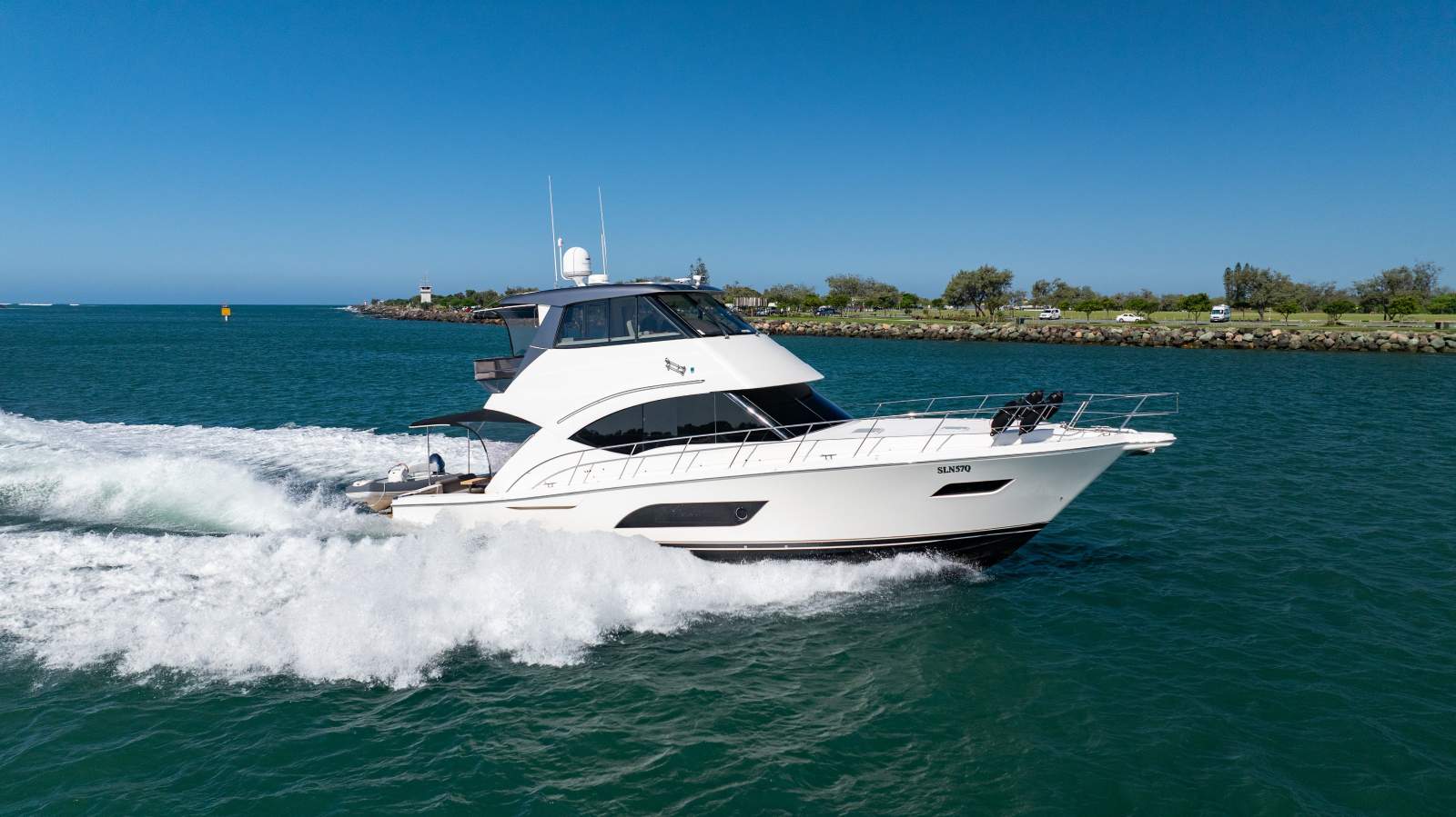 Riviera 57 Enclosed Flybridge