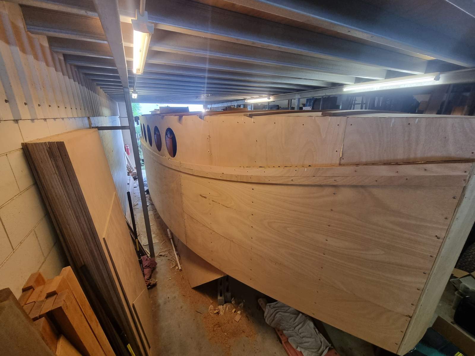 Custom 33ft timber yacht uncompleted project