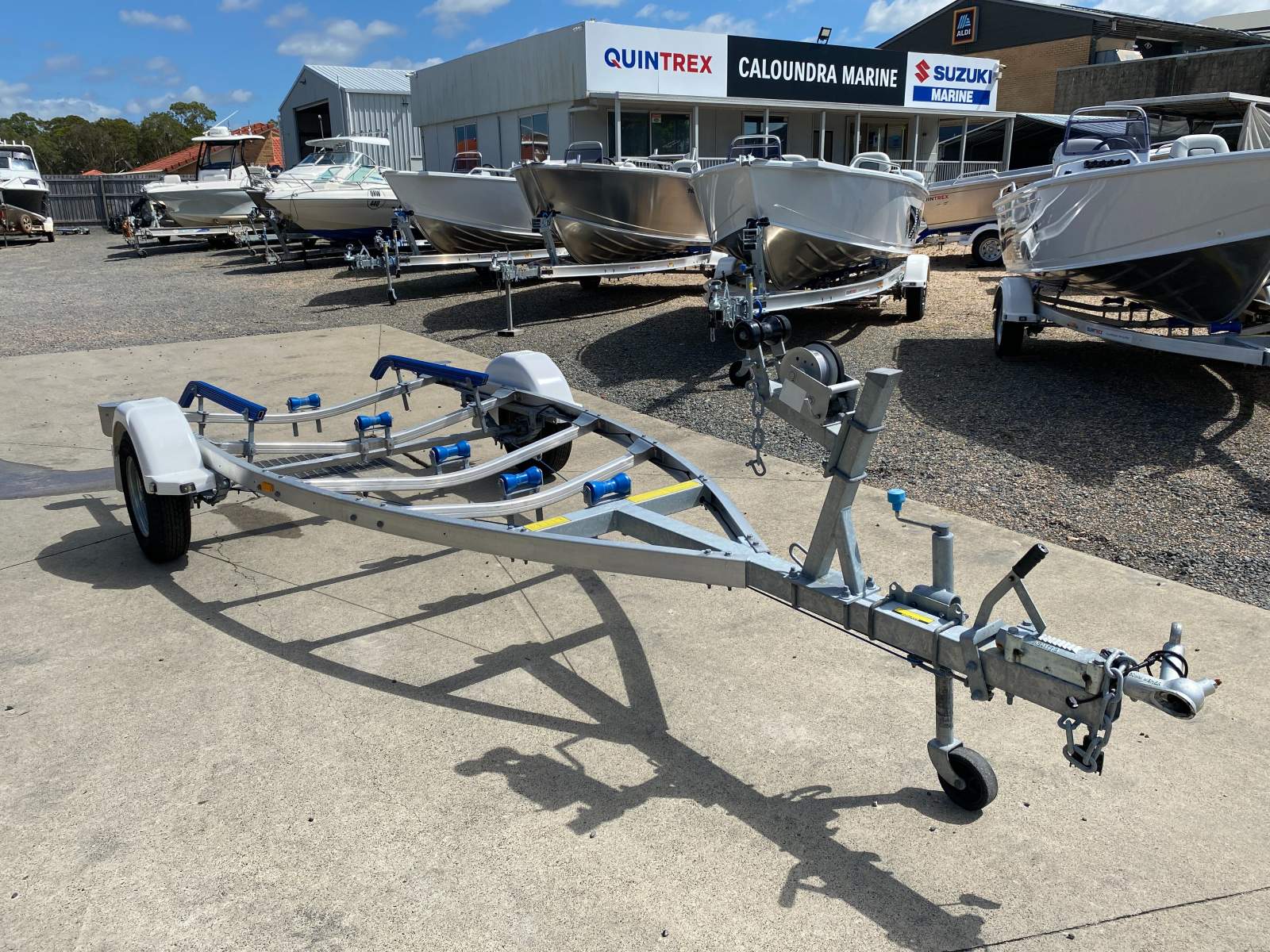 12/2023 Telwater Aluminium boat trailer to suit 4m-4.6m boat