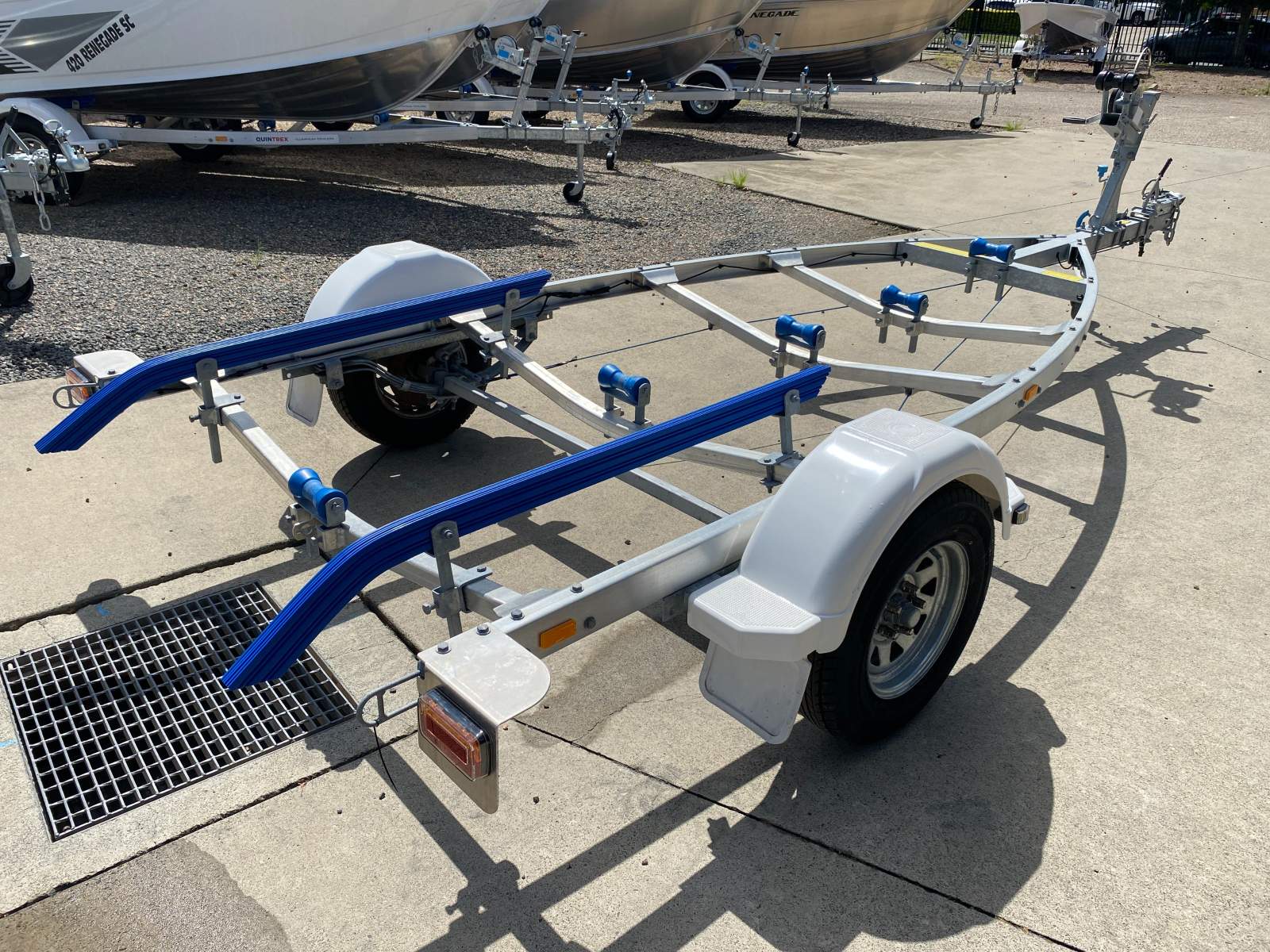 12/2023 Telwater Aluminium boat trailer to suit 4m-4.6m boat