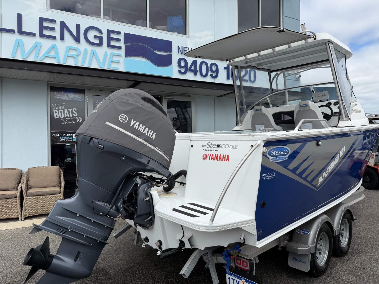 Stessco Sunseeker 620 Cuddy Cabin with Yamaha 150HP 4 Stroke only 10 hours