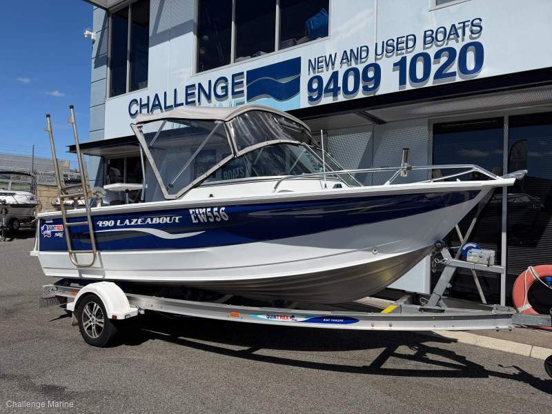 Quintrex 490 Lazeabout - 2016 model 90 HP 4 stroke
