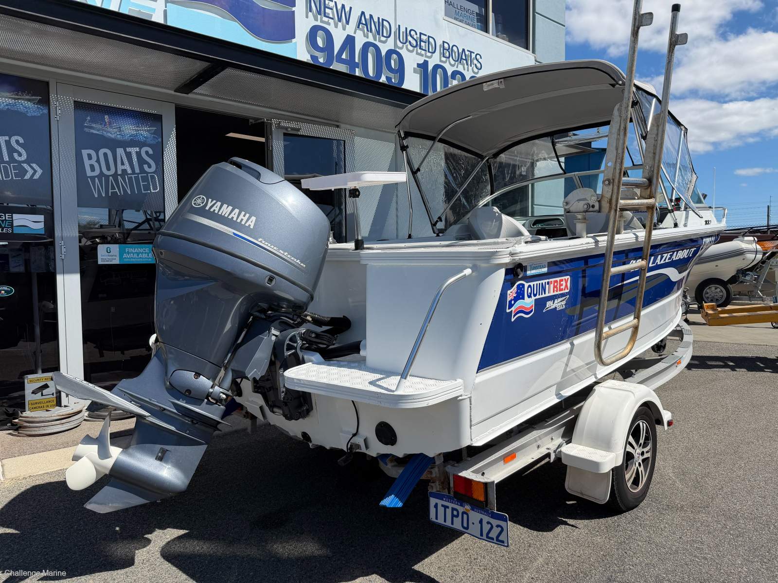 Quintrex 490 Lazeabout - 2016 model 90 HP 4 stroke