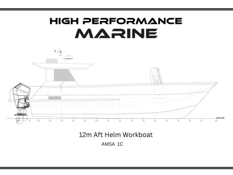 High Performance Catamarans Titan 12 Commercial Aft Console