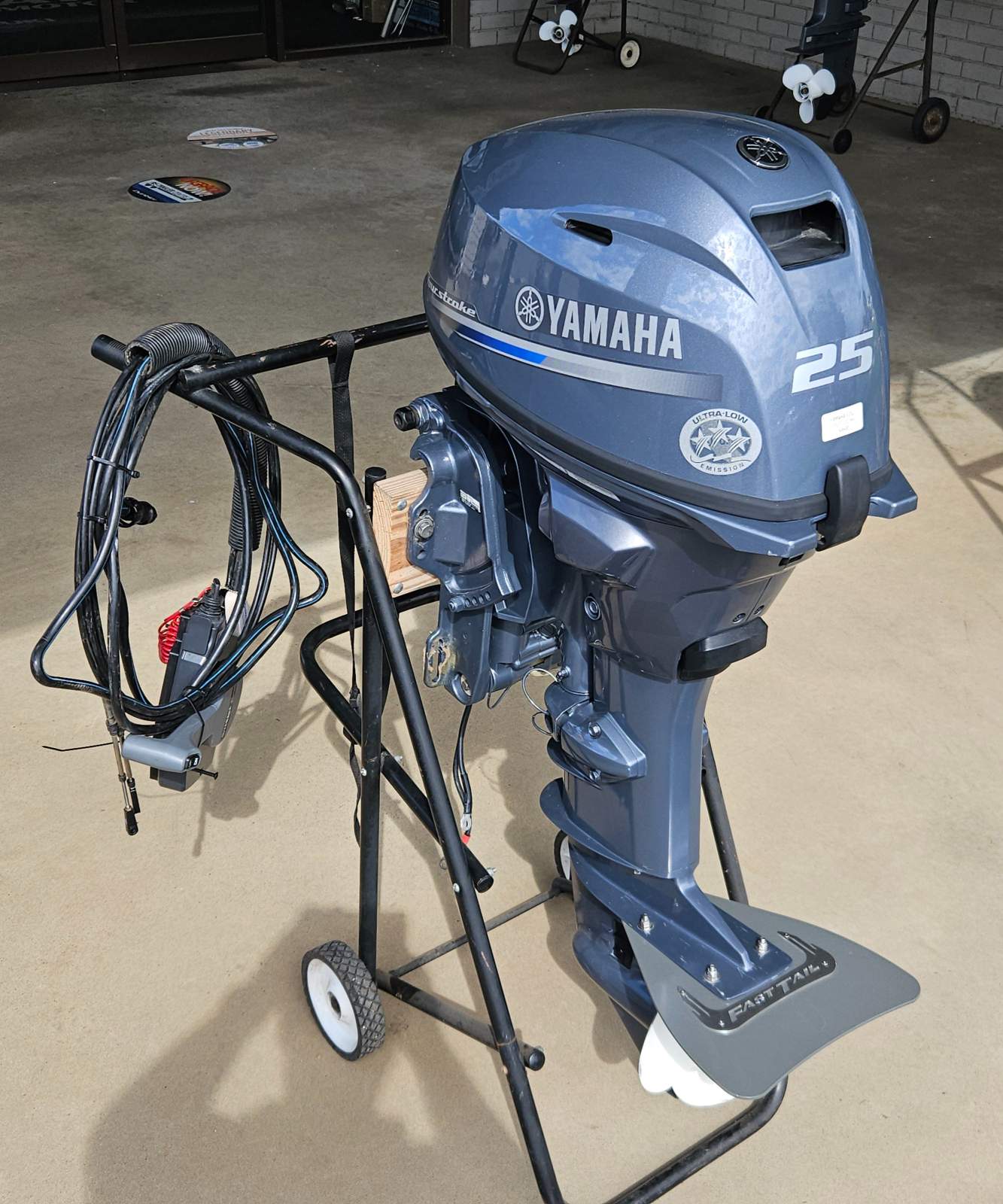 Yamaha 25hp 4-stroke F25LC remote controls