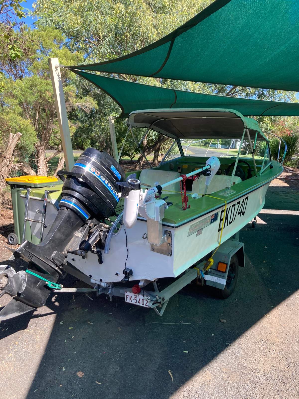 Haines Hunter 4.3m with 80hp Mercury outboard