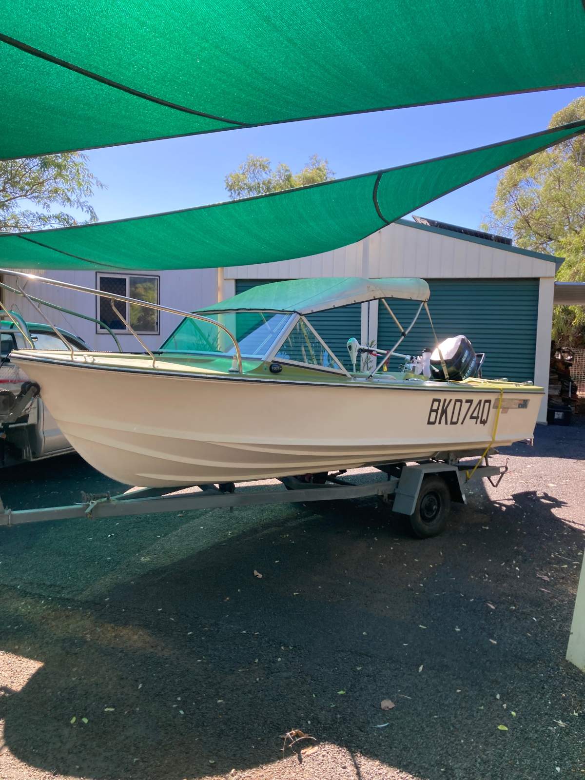 Haines Hunter 4.3m with 80hp Mercury outboard