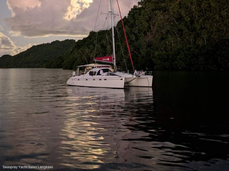 Privilege 495 Owners version for sale in Langkawi, Malaysia.