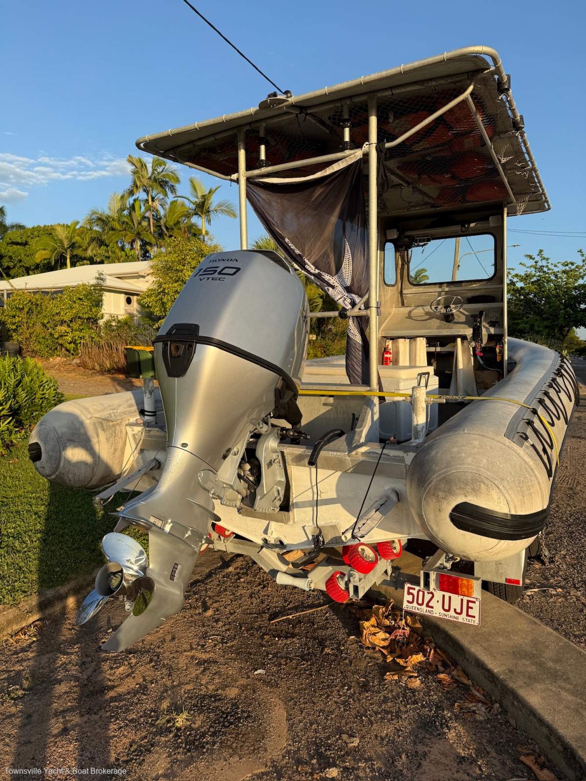 Naiad 6.3 Commercial Research and Dive Vessel and trailer