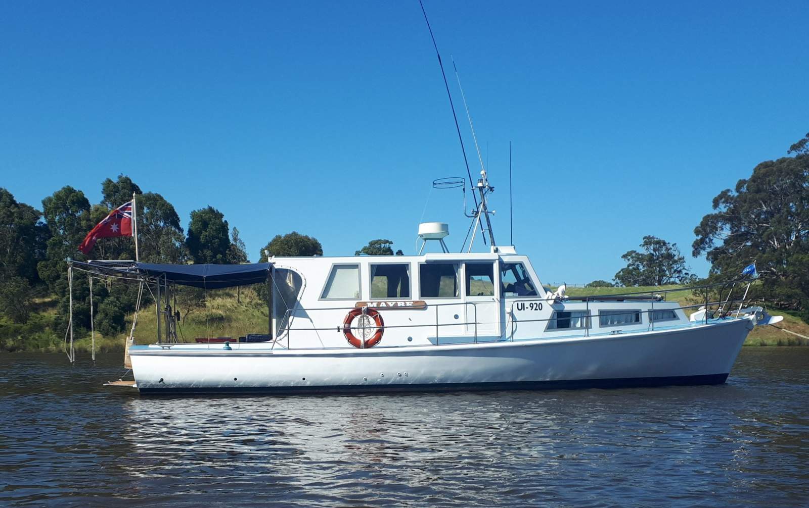 Custom 42ft Timber Motor Cruiser "Maybe"