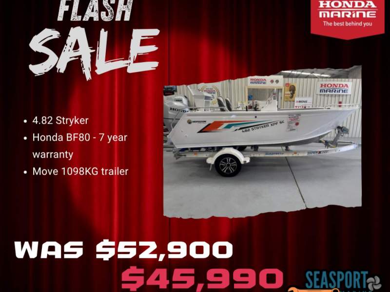 Horizon Aluminium Boats 482 Stryker XPF Fast Back Side Console