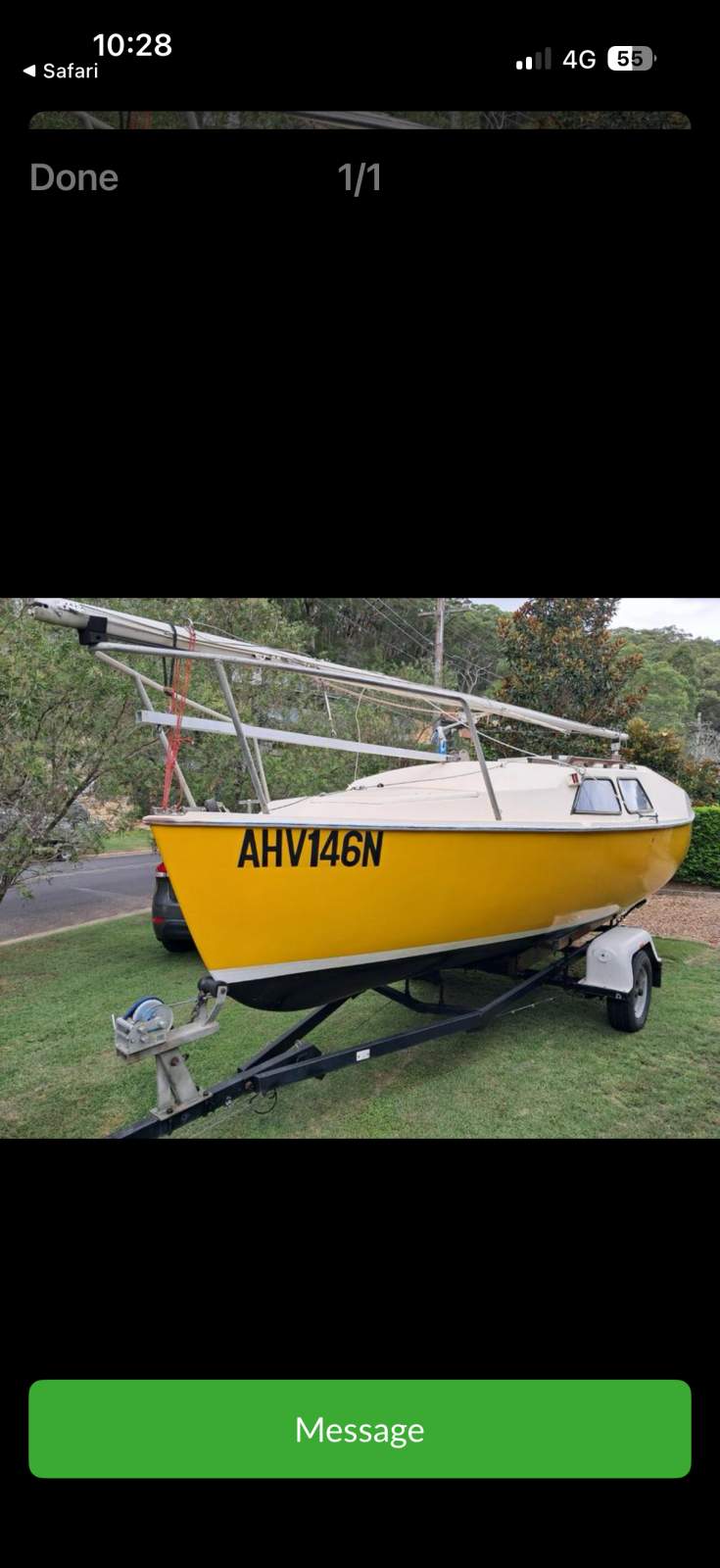 Embassy Trailer Sailer 5.5m. (18ft)