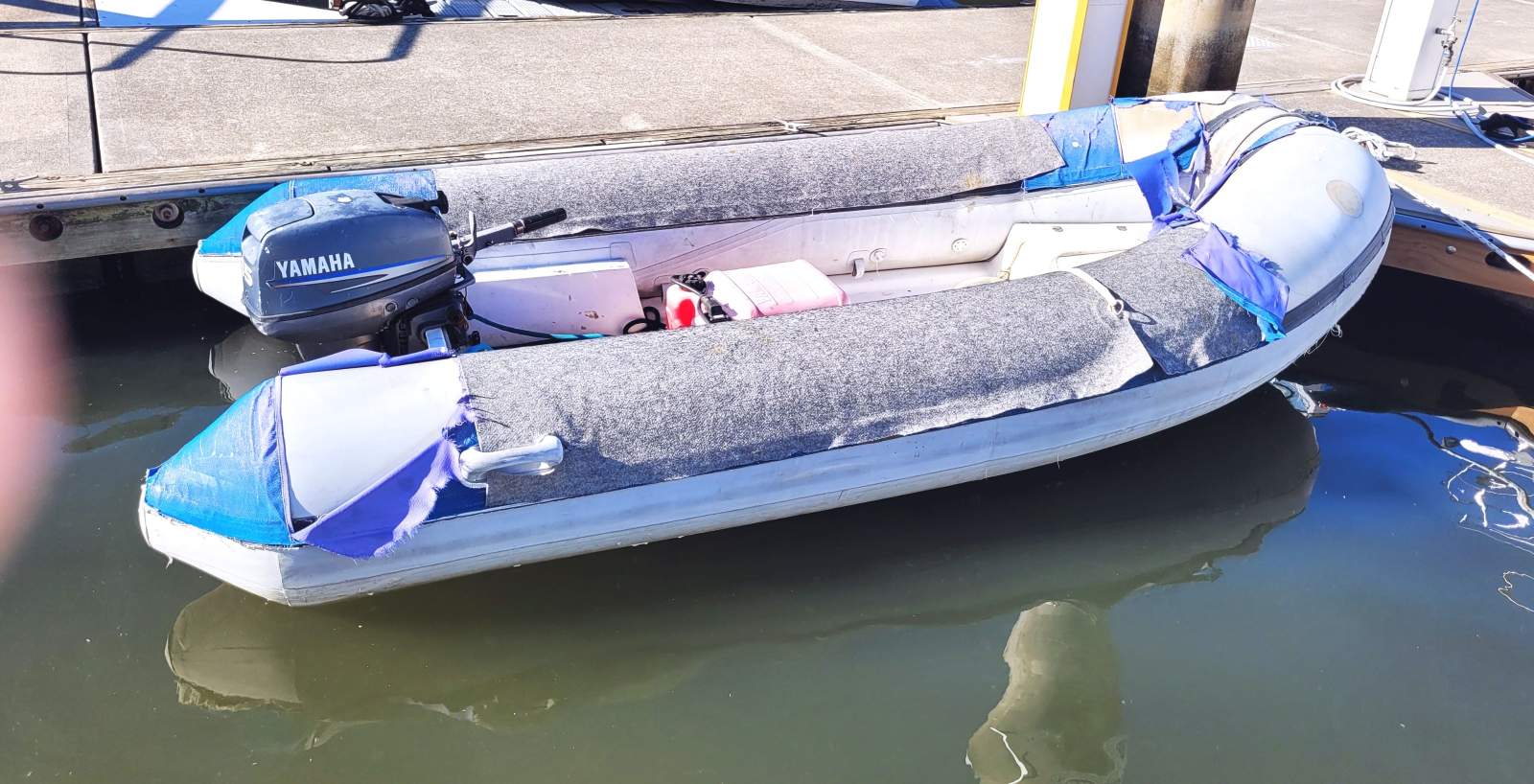 YAMAHA 15 HP TWO STROKE TILLER OUTBOARD MOTOR