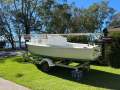 18" Custom Trailer Sailer with 5 HP Mercury