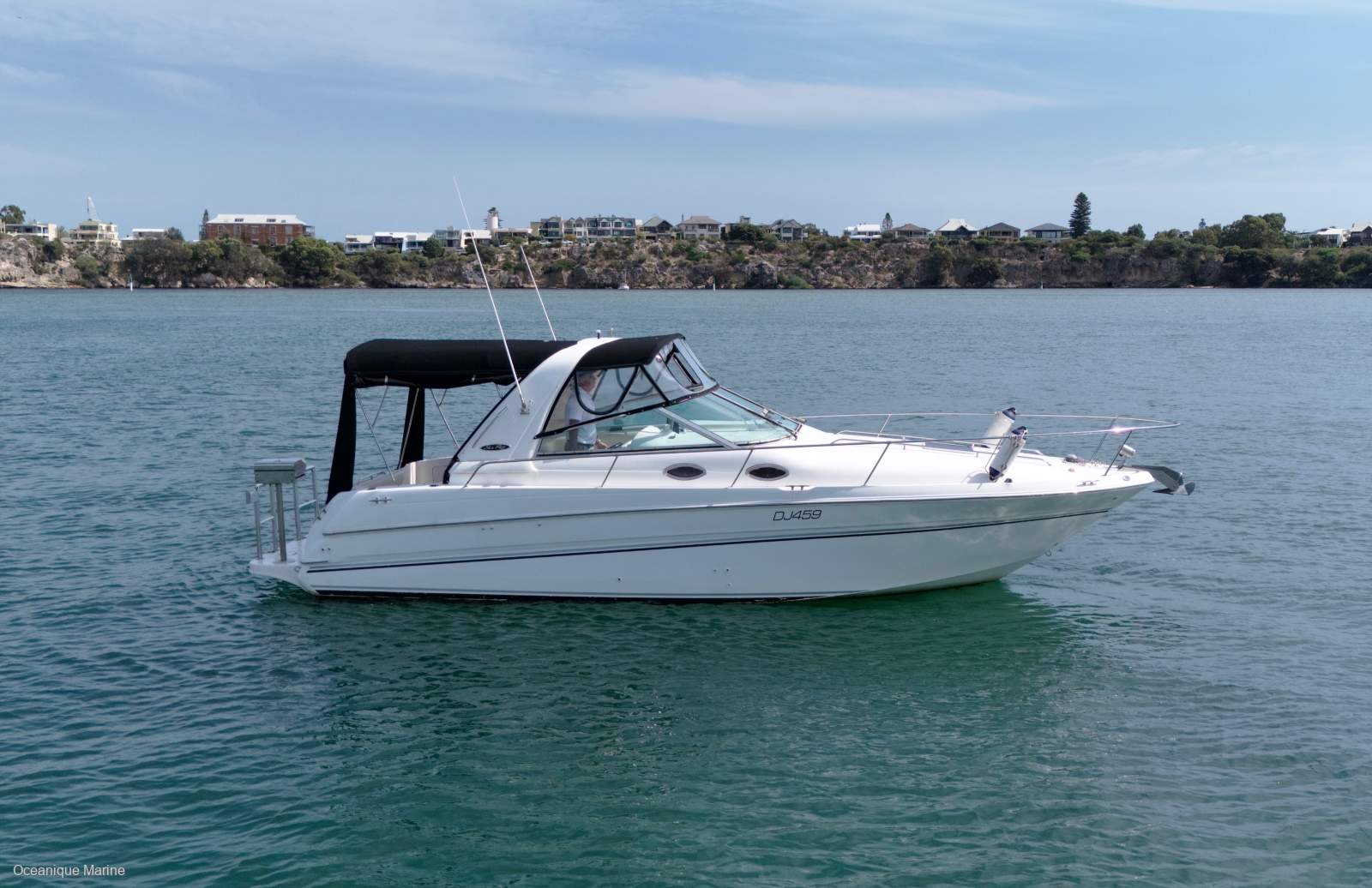 Sea Ray 290 Sundancer With pen at Aquarama Marina in East Fremantle