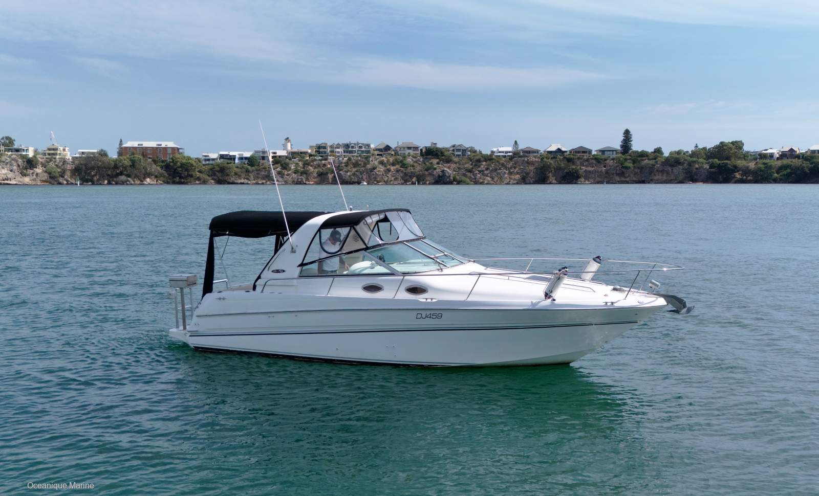 Sea Ray 290 Sundancer With pen at Aquarama Marina in East Fremantle