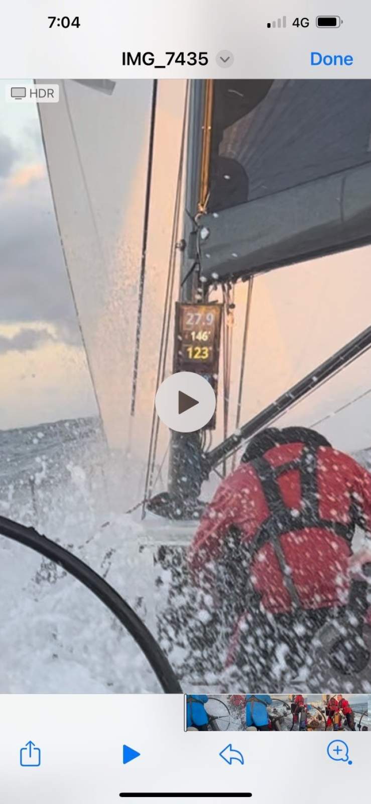 TP 52 "M52" World Champ ORCi Winner Bris - Glad 2026:27.9 knotts in 33.6 knots wind - top speed 28.5 knotts