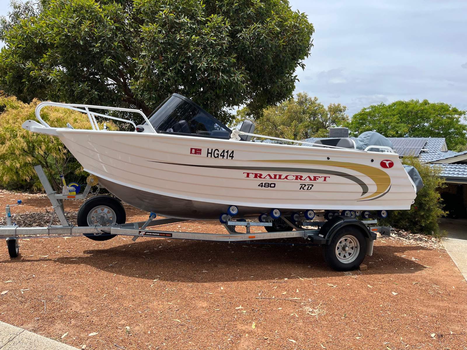 Trailcraft 480 Runabout Full offshore setup with all Safety Gear