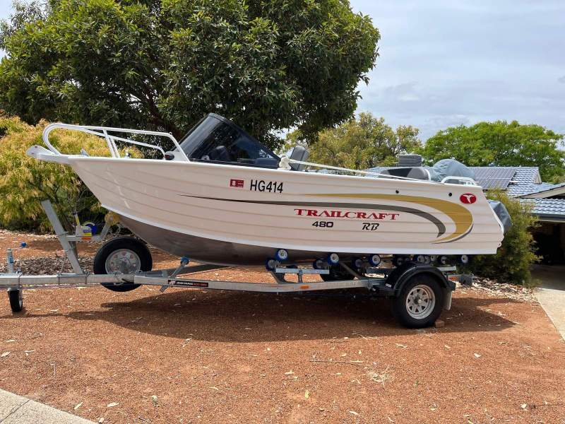 Trailcraft 480 Runabout Full offshore setup with all Safety Gear