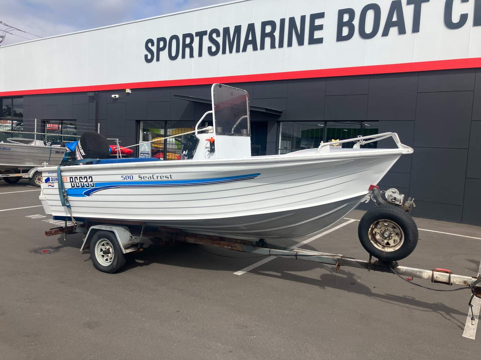 Quintrex 500 Seacrest Centre Console Boat, Motor, Trailer Package