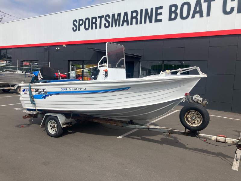 Quintrex 500 Seacrest Centre Console Boat, Motor, Trailer Package