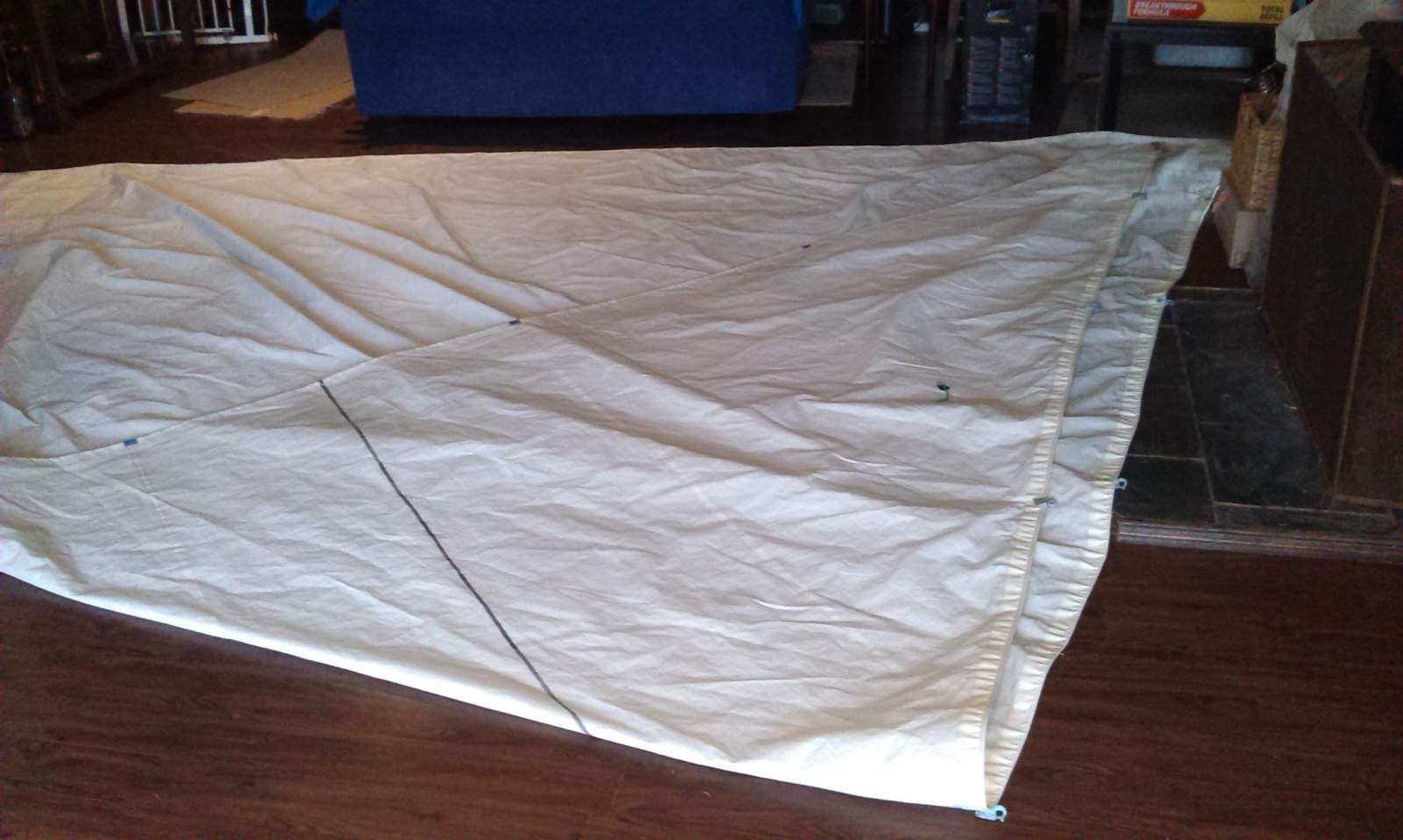 Mclellar brothers genoa yacht sailboat trailer sailor sail g. C