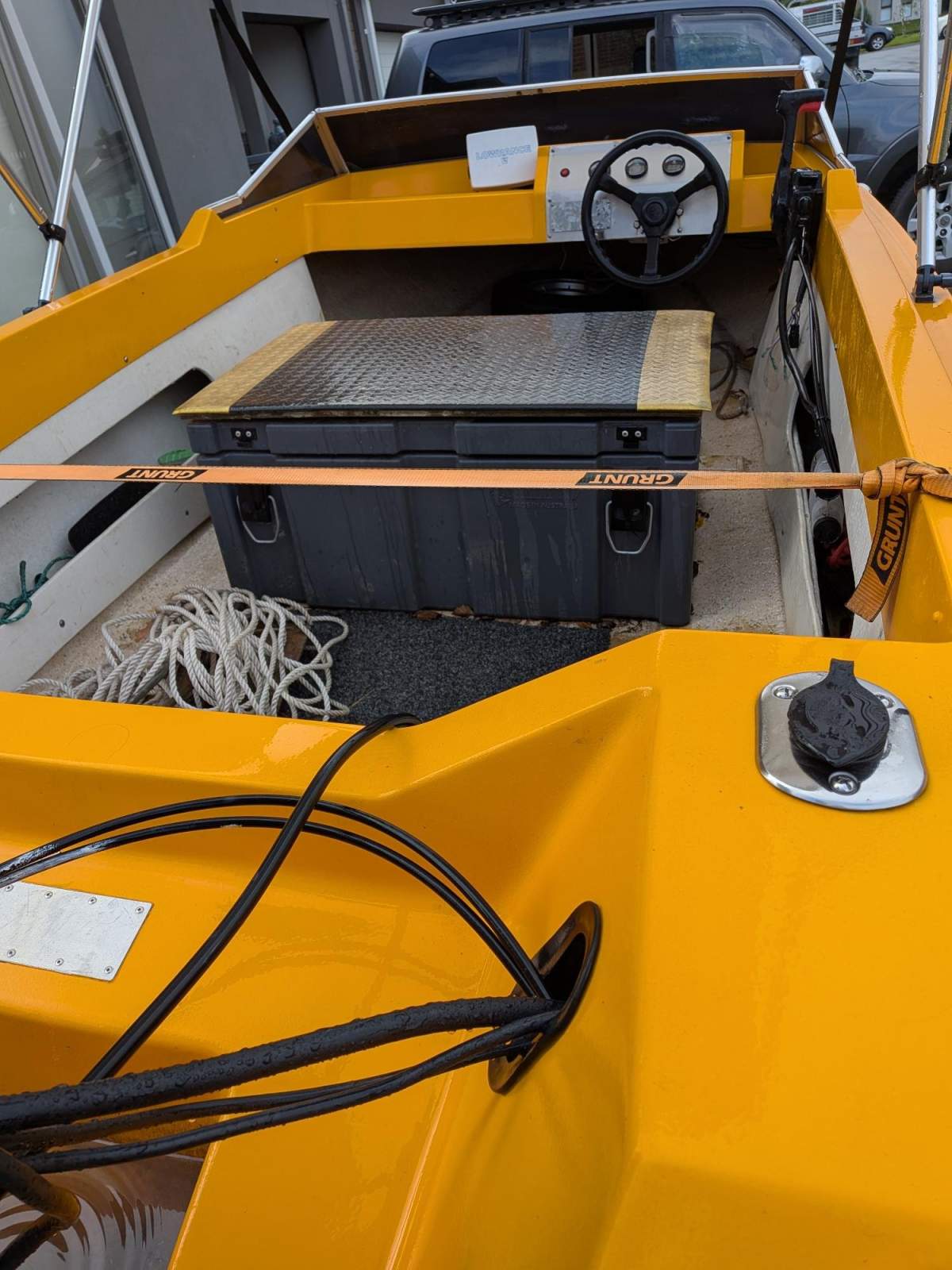 Savage 3.8m Opencab with 90hp outboard