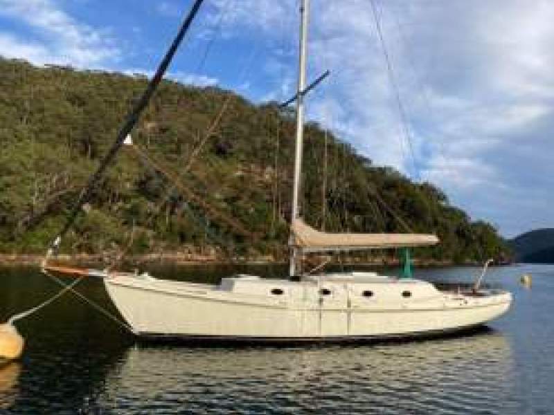 45ft Sailing Cutter, Huon Pine hull, Teak deck
