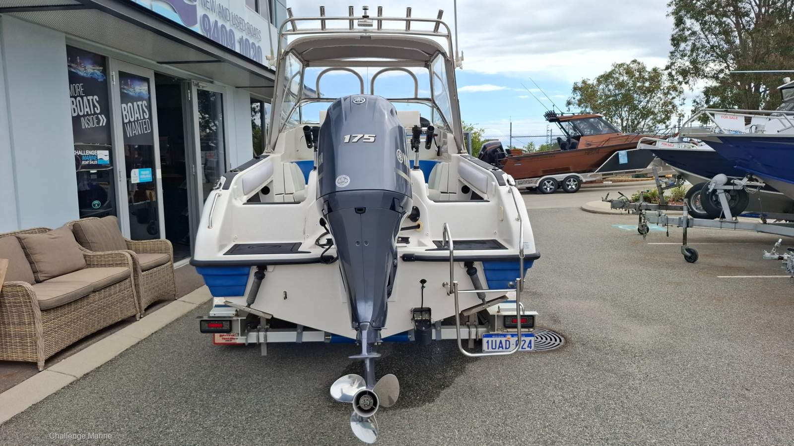 Whittley SL 22 - 2020 Yamaha 175 HP showing 318 hours