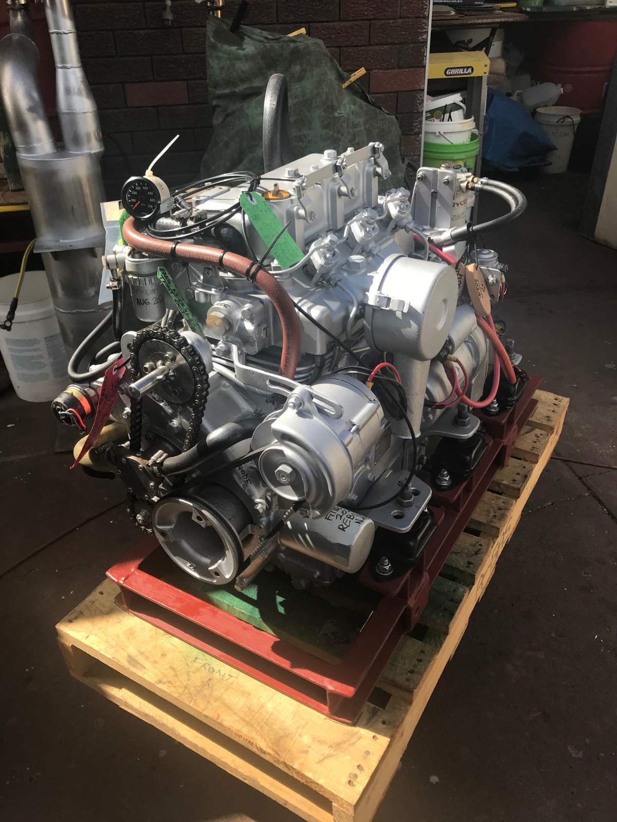 Yanmar 3QM30H 30HP 2:1 reduction RH rotation 1289 hrs.