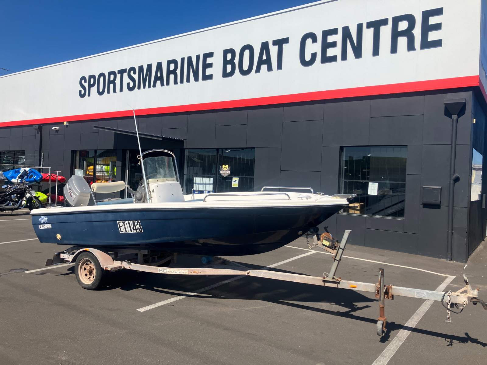 Alpha Craft 480 CC Boat, Motor, Trailer Package