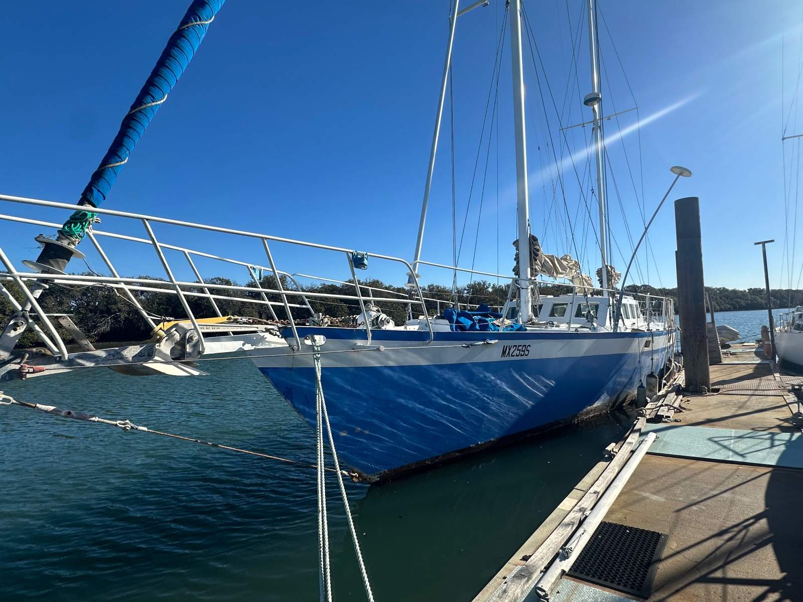 Custom Corten steel 63 Motorsailor
