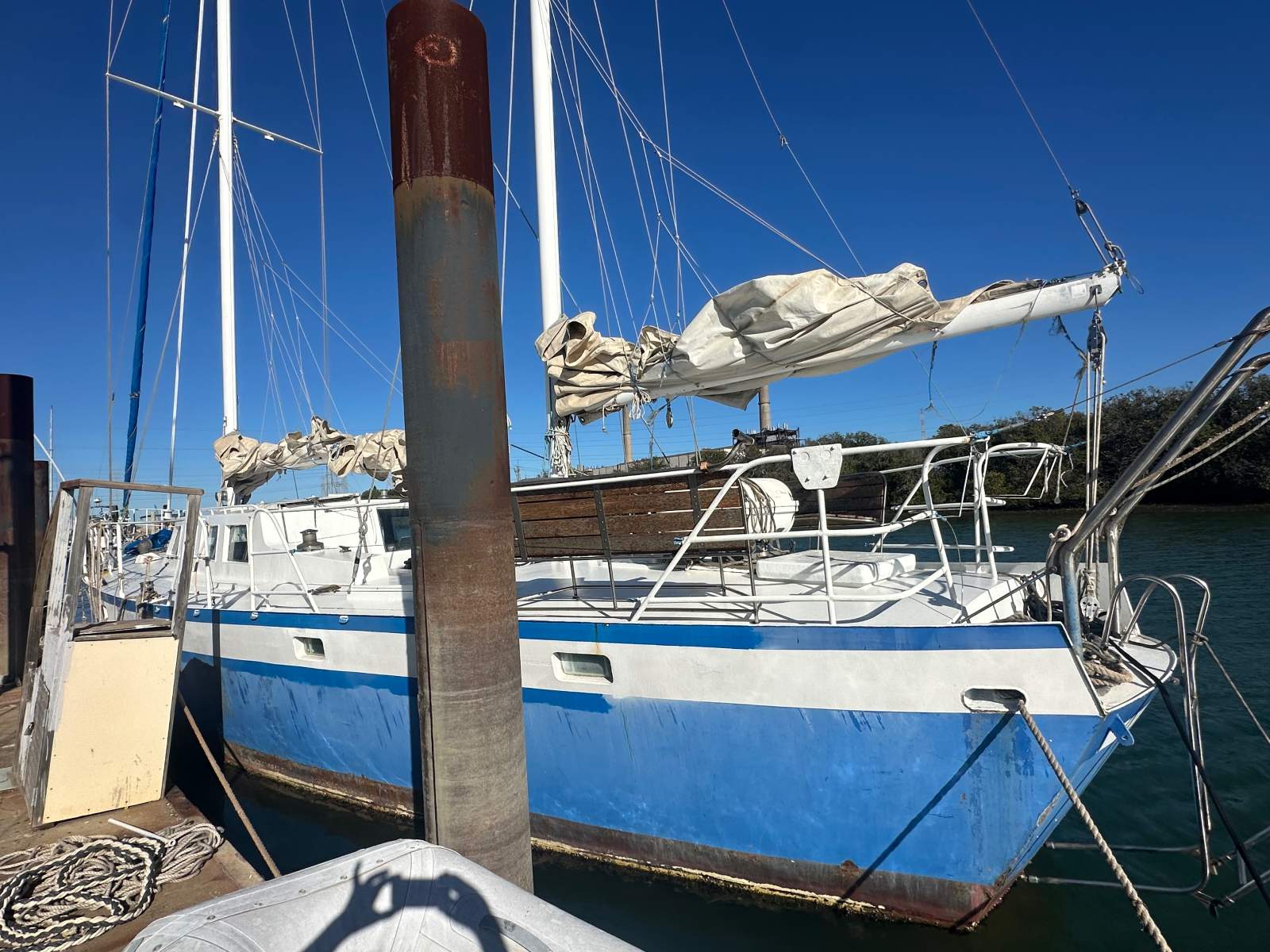 Custom Corten steel 63 Motorsailor
