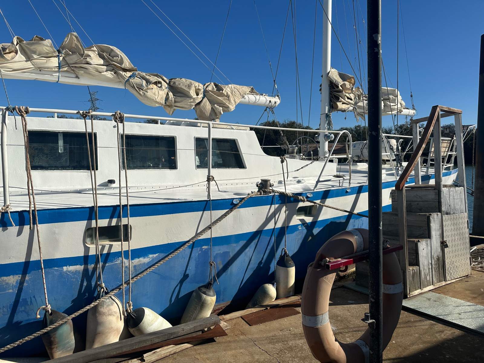 Custom Corten steel 63 Motorsailor