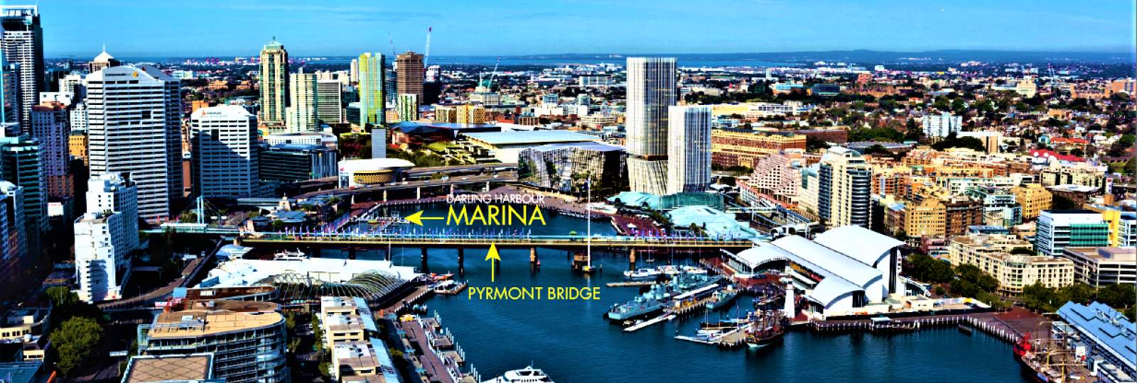 SYDNEY HARBOUR CITY MARINA BERTHS COCKLE BAY WHARF - DARLING HARBOUR