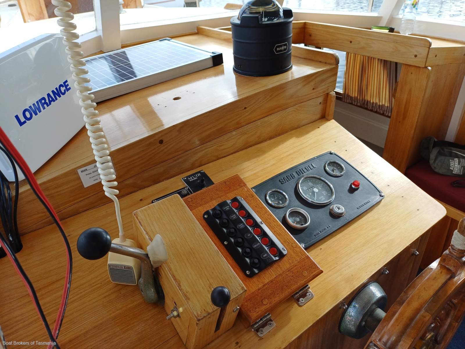 S'Shiffli Traditional Tasmanian motor Sailer. Rig removed Boat Brokers of Tasmania
