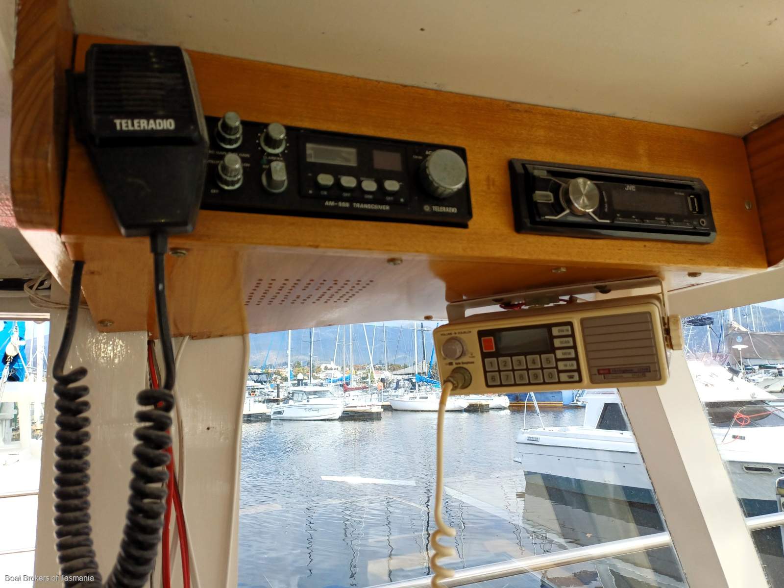 S'Shiffli Traditional Tasmanian motor Sailer. Rig removed Boat Brokers of Tasmania